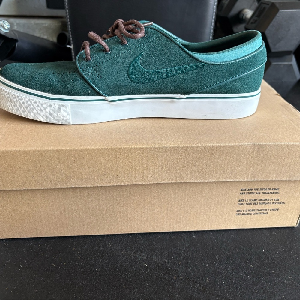Nike Men's Janoski Teal Suede Sneakers